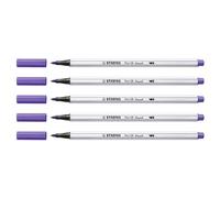 STABILO Lot de 5 Feutres pointe pinceau Pen 68 brush violet