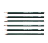 STABILO Lot de 6 Crayons papier Graphite Othello Héxagonal 2H
