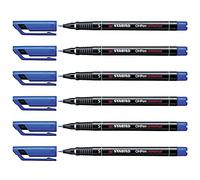 STABILO OHPen universal Stylo-feutre marqueur permanent pointe extra-fine 0,4 mm - Bleu