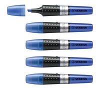 STABILO LUMINATOR - Surligneur - Lot x 5 surligneurs fluo - Bleu