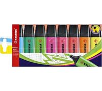 Stabilo - marqueur Boss 70/8 8st Asorti | Enui un 8 pièces | 5 pièces