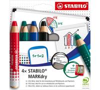 STABILO Marqueur MARKdry étui de 4 pièces