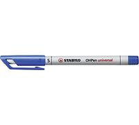 STABILO crayon à papier OHPen universal soluble dans l'eau bleu S