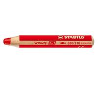 STABILO Multitalentstift boisé 3 en 1 rund rot
