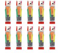 STABILO NEON Lot de 10 x 3 surligneurs - Jaune, vert, orange