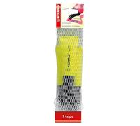 STABILO NEON - Surligneur - Filet x 3 surligneurs - Jaune fluo
