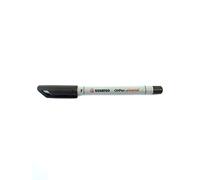 STABILO OHP Lot de 3 marqueurs universels non permanents Noir