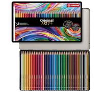 STABILO Original - Crayon de couleur - Boite métal x 38 crayons dessin à mine fine- Gamme ARTY+
