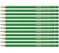 STABILO Original - Lot de 12 crayons de couleur à mine fine - Vert vermillon