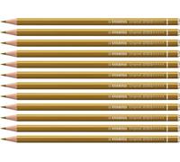 STABILO Original Lot de 12 crayons de couleur Doré
