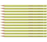 STABILO Original Lot de 12 crayons de couleur Jaune citron