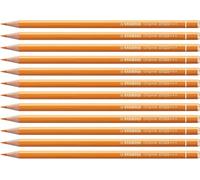 STABILO Original Lot de 12 crayons de couleur Jaune indien profond