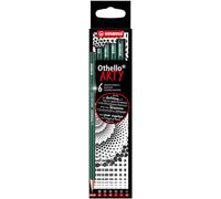 Stabilo 6 Crayons Graphite Othello Mines Dures (2x 4h, 2x 3h, 2x 2h)