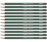 STABILO Crayon graphite Othello HB tête trempée – Lot de 12 crayons papier