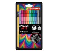 STABILO Pen 68 ARTY stylo-feutre Multicolore 12 pièce(s)