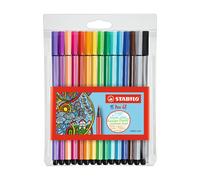 STABILO Pen 68 Boîte Plastique De 15