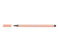 STABILO Feutre dessin Pen 68 - Pointe moyenne - Lot de 10 Rose abricot (68/26)
