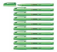 Stabilo Pen 68 Lot de 10 Surligneur Vert