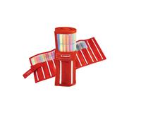 STABILO Pen 68 Lot de 30 feutres avec trousse enroulable