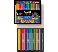 Stabilo Pen 68 Arty Marker Pen 20 Units Multicolore Enfants