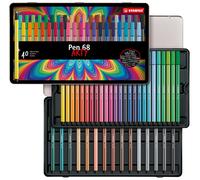 STABILO Pen 68 Tin Set, Set of 40, Multicolor