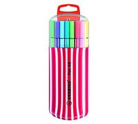 STABILO Pen 68 - Feutre dessin - Etui zebrui framboise x 20 feutres de coloriage pointe moyenne - Coloris assortis