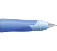 STABILO Poignée pour gaucher avec plume standard A pour stylo plume Easybirdy Pastel Bleu/bleu clair