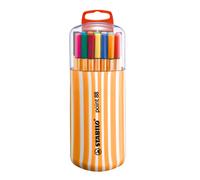 STABILO Point 88 Edition Zèbre Coffret de 20 stylos-feutre à pointe fine