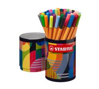 STABILO Point 88 - Feutre à pointe fine - ARTY - Boîte métallique de 45 - Couleurs assorties