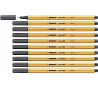 STABILO Point 88 Ligne Fine Stylos Assortiment Couleurs Technique Coloriage X 10