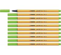 STABILO Point 88 Ligne Fine Stylos Assortiment Couleurs Technique Coloriage X 10