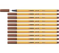 Stabilo Point 88 Lot De 10 Marqueurs Sanguigna