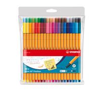 STABILO Point 88 Pochette de 40 stylos-feutres pointe fine