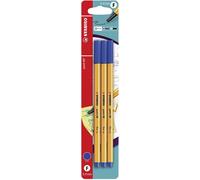 STABILO Point 88 Stylo Feutre Bleu Ensemble De 3 Stylos Fins