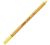 STABILO point 88 - Stylo feutre pointe fine - 1 stylo-feutre - jaune