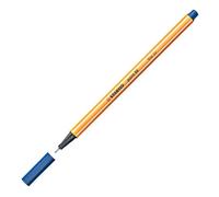 STABILO point 88 - Stylo feutre pointe fine - Lot x 10 feutres fins- Bleu Électrique (88/32)