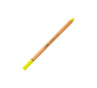 STABILO point 88 Stylo Fin Jaune 0.4mm Pointe Métal Hexagonal - Réf: 88/024 - Fabriqué en Allemagne - Dimensions colis: 8x8x167mm - 1 pièce