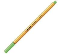 STABILO - Stylo feutre pointe fine point 88 - Lot de 10 feutres fins - Vert Clair (88/43)