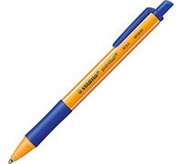 Stabilo pointball - lot de 3 stylos à bille rétractables - Encre bleue