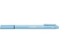 Stabilo Pointmax - Lot De 10 Stylos-Feutres Pointe Moyenne En Nylon - Bleu Azur