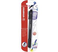 STABILO pointMax - Stylo feutre - blister x 1 feutre d'écriture pointe moyenne 0,8 mm - noir