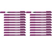 STABILO pointMax - Stylo feutre - Lot x 10 feutres d'écriture pointe moyenne 0,8 mm - Lilas (Lot de 2)