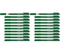 STABILO pointMax - Stylo feutre - Lot x 10 feutres d'écriture pointe moyenne 0,8 mm - Vert (Lot de 2)