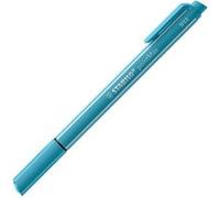 STABILO pointMax - Stylo feutre - Lot x 10 feutres d'écriture pointe moyenne 0,8 mm - Bleu azur