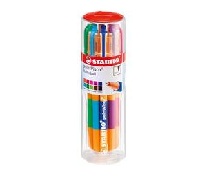 STABILO pointVisco - Pack de 10 stylos à encre gel