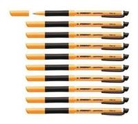 STABILO pointVisco Stylos à encre gel avec bouchon Fin Noir 10 pièce(s) noir G