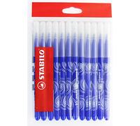 STABILO power - Feutre de coloriage - Recharge schoolpack x 12 feutres pointe moyenne - Bleu