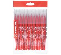 STABILO power - Feutre de coloriage - Recharge schoolpack x 12 feutres pointe moyenne - Rouge