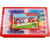 STABILO power - Feutre de coloriage - Schoolpack x 144 feutres pointe moyenne - 12 couleurs assorties