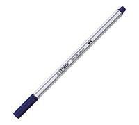 STABILO Premium-Filzstift mit Pinselspitze für variable Strichstärken Pen 68 brush - Einzelstift - preußischblau